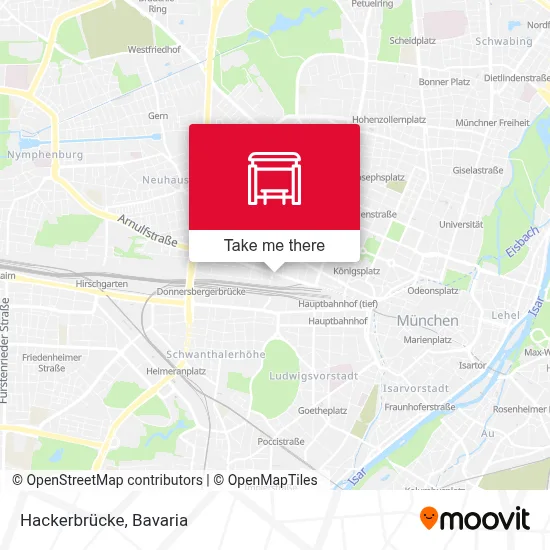 Hackerbrücke map