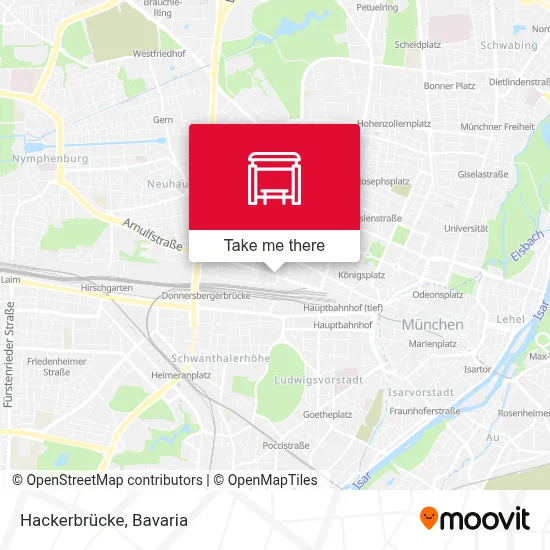 Hackerbrücke map
