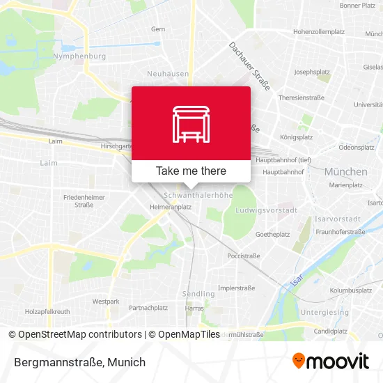 Карта Bergmannstraße