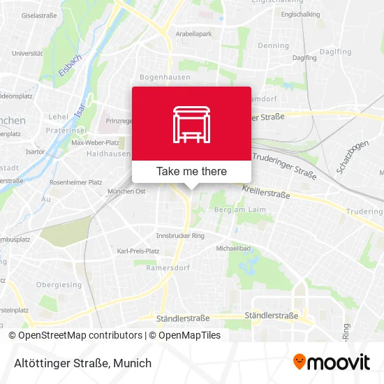 Карта Altöttinger Straße