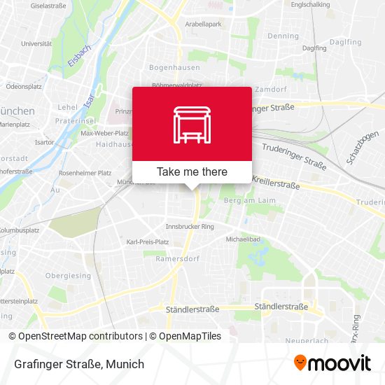 Карта Grafinger Straße