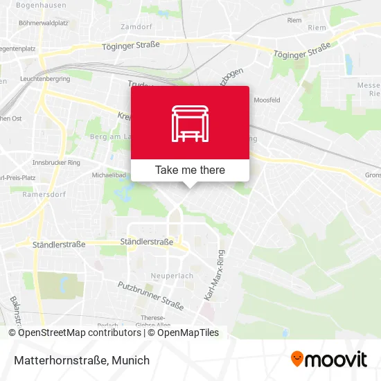 Карта Matterhornstraße