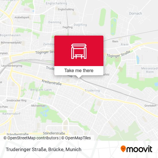 Truderinger Straße, Brücke map