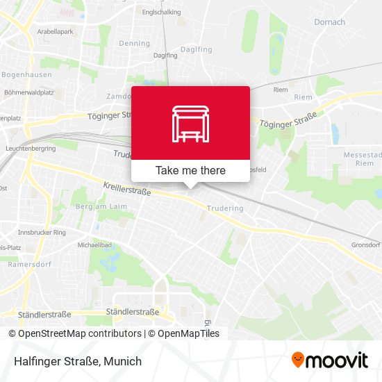Карта Halfinger Straße