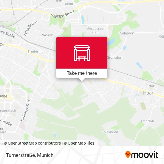 Карта Turnerstraße