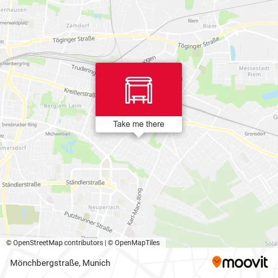 Карта Mönchbergstraße