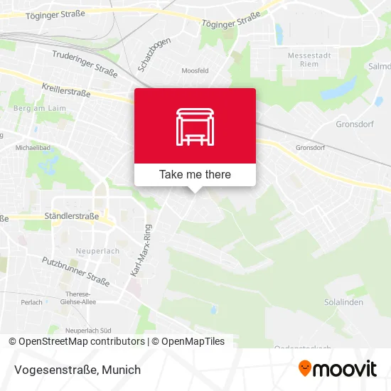 Карта Vogesenstraße