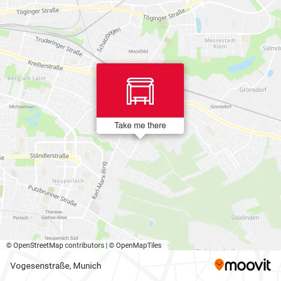 Карта Vogesenstraße