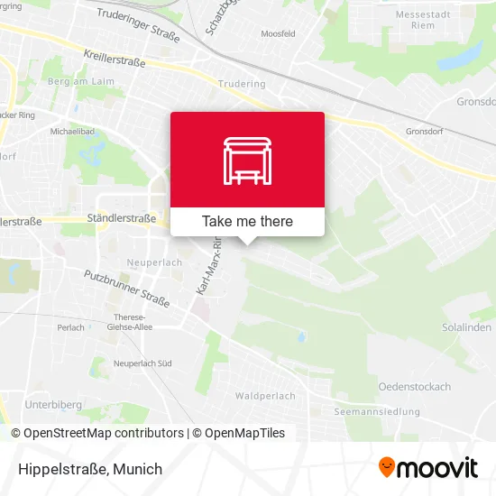 Карта Hippelstraße