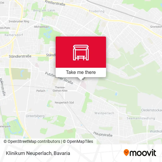 Карта Klinikum Neuperlach