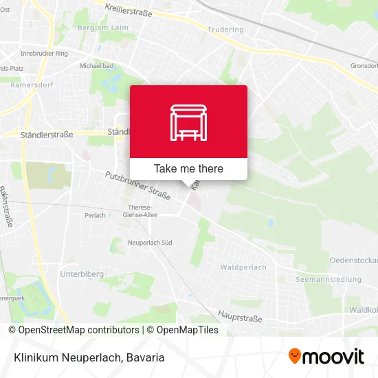 Карта Klinikum Neuperlach