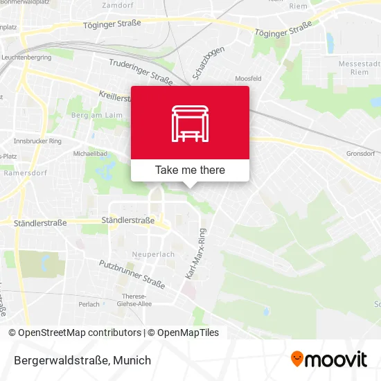 Карта Bergerwaldstraße