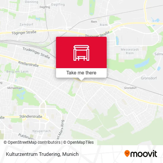 Карта Kulturzentrum Trudering