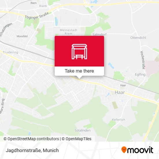 Карта Jagdhornstraße