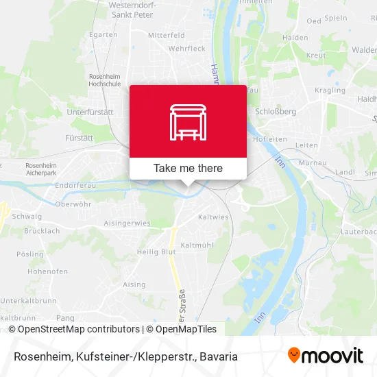 Карта Rosenheim, Kufsteiner- / Klepperstr.