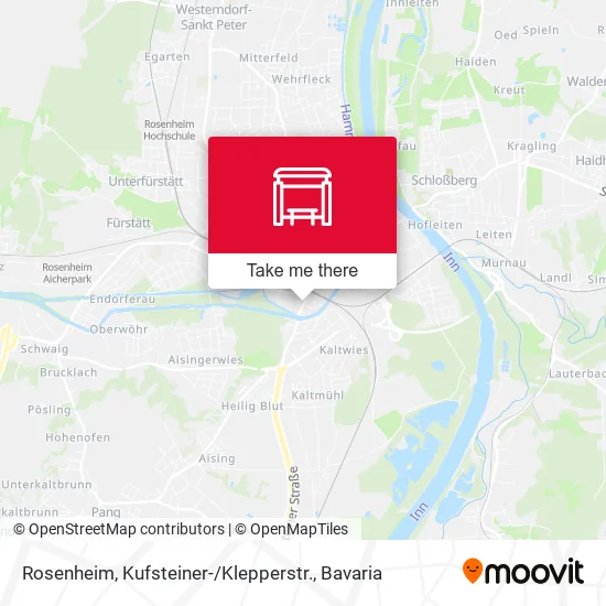Карта Rosenheim, Kufsteiner- / Klepperstr.