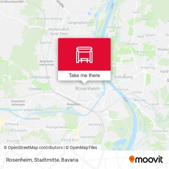 Карта Rosenheim, Stadtmitte