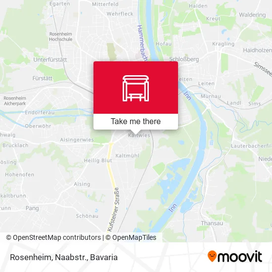 Карта Rosenheim, Naabstr.