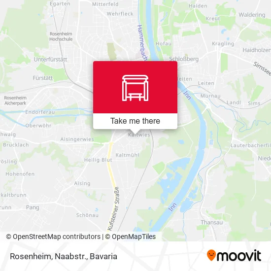 Карта Rosenheim, Naabstr.