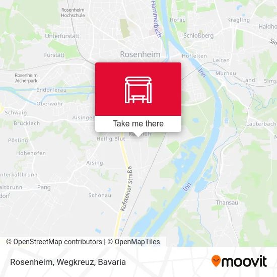 Rosenheim, Wegkreuz map