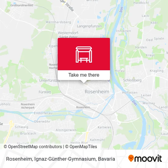 Rosenheim, Ignaz-Günther-Gymnasium map