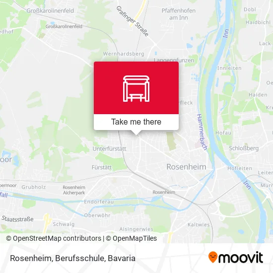 Карта Rosenheim, Berufsschule