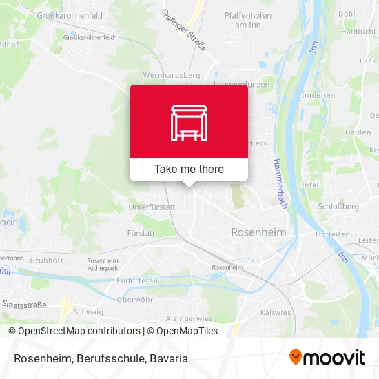 Карта Rosenheim, Berufsschule