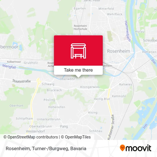 Rosenheim, Turner-/Burgweg map