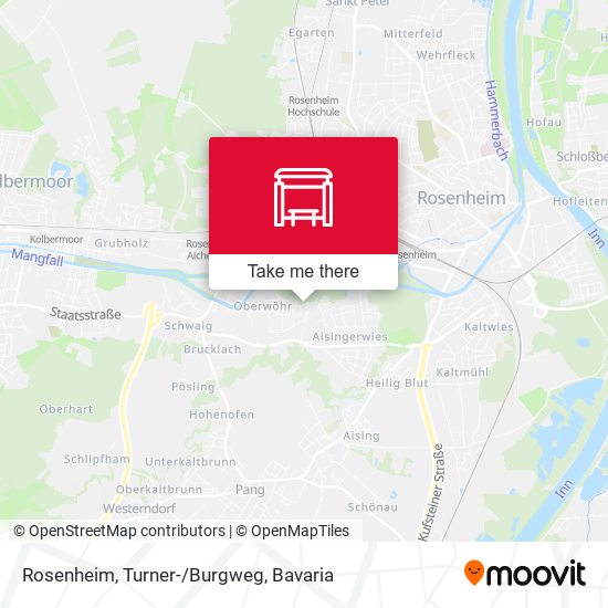 Rosenheim, Turner-/Burgweg map