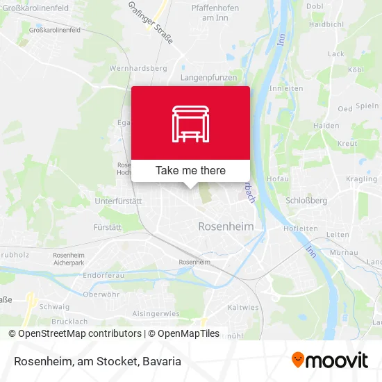 Карта Rosenheim, am Stocket