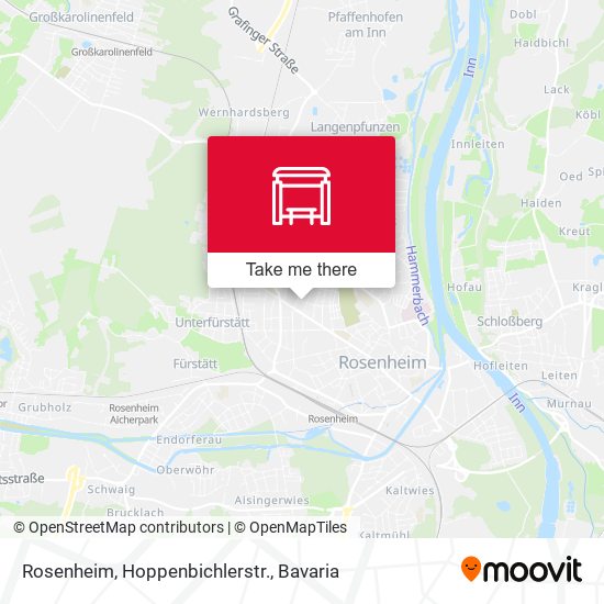 Rosenheim, Hoppenbichlerstr. map