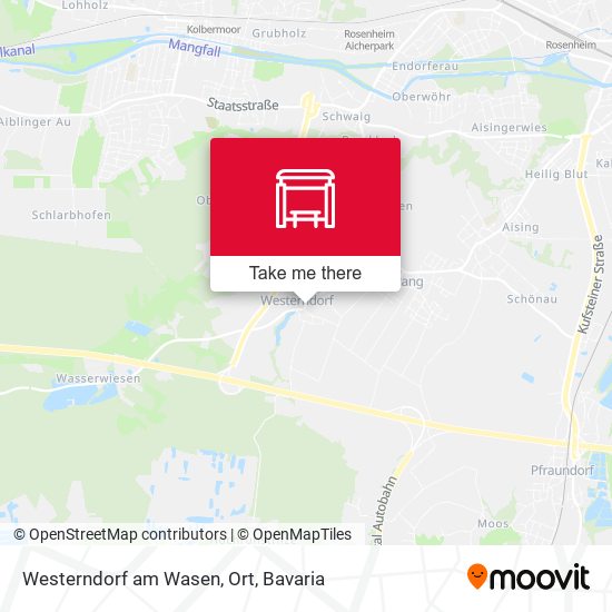 Westerndorf am Wasen, Ort map