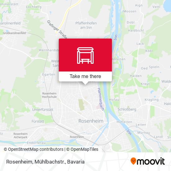 Rosenheim, Mühlbachstr. map