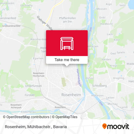 Карта Rosenheim, Mühlbachstr.