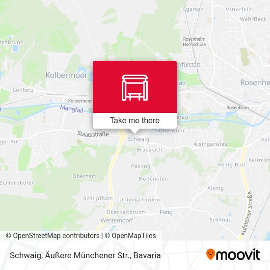 Schwaig, Äußere Münchener Str. map