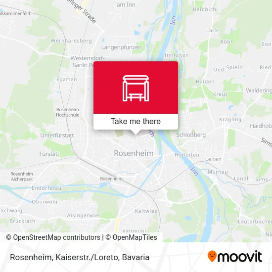 Карта Rosenheim, Kaiserstr./Loreto