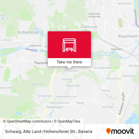 Карта Schwaig, Alte Land- / Hohenofener Str.