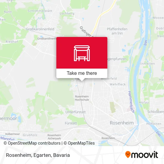 Rosenheim, Egarten map