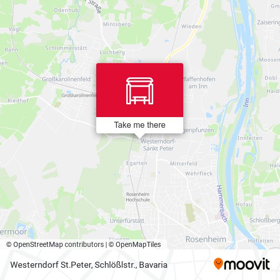 Westerndorf St.Peter, Schlößlstr. map
