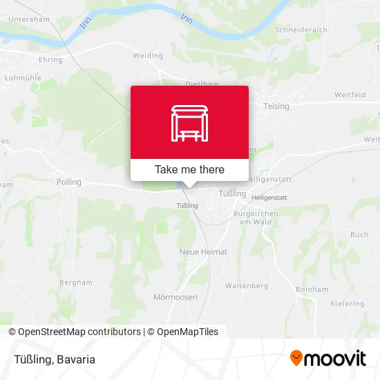 Карта Tüßling