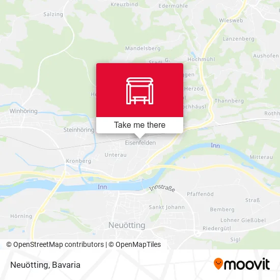 Карта Neuötting