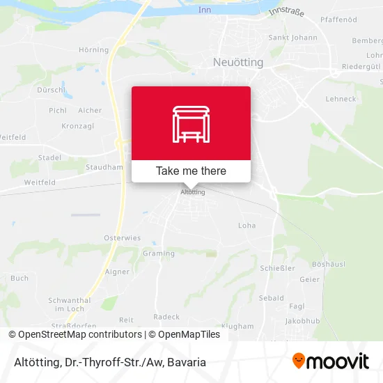 Карта Altötting, Dr.-Thyroff-Str./Aw