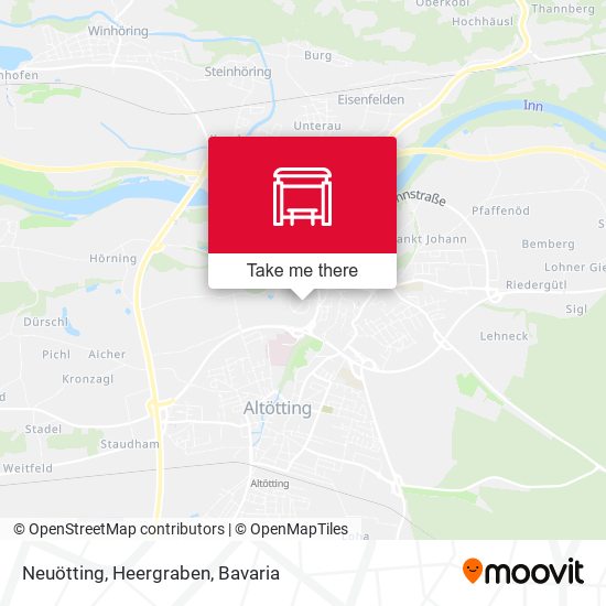 Neuötting, Heergraben map