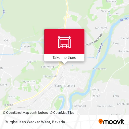 Карта Burghausen Wacker West