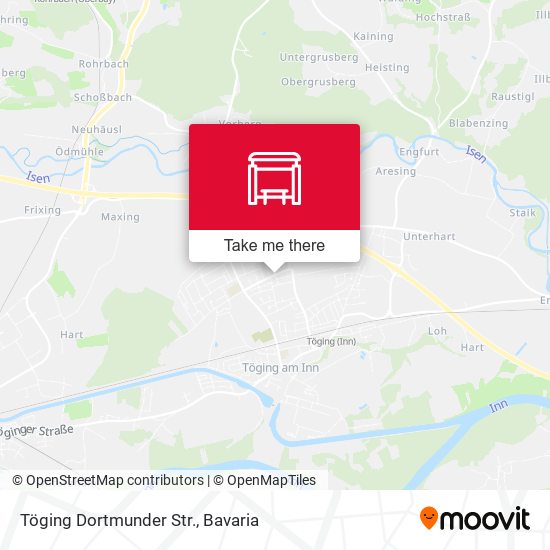 Töging Dortmunder Str. map