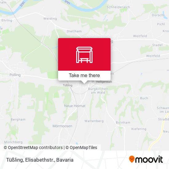 Tüßling, Elisabethstr. map