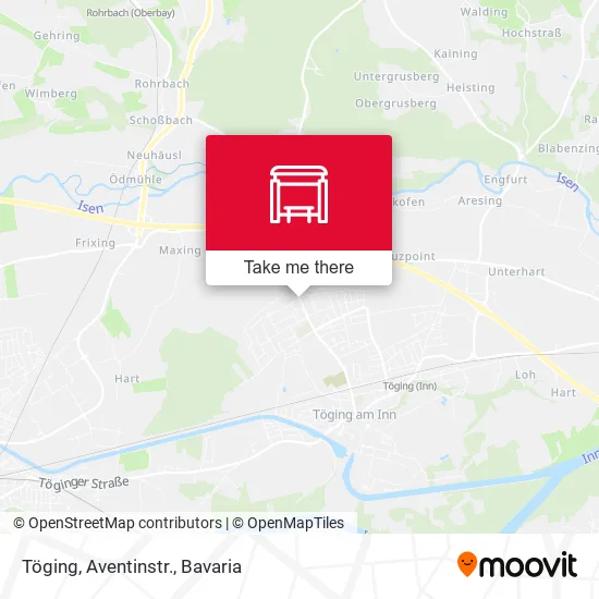 Карта Töging, Aventinstr.