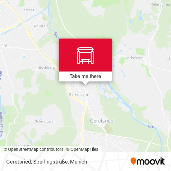 Карта Geretsried, Sperlingstraße