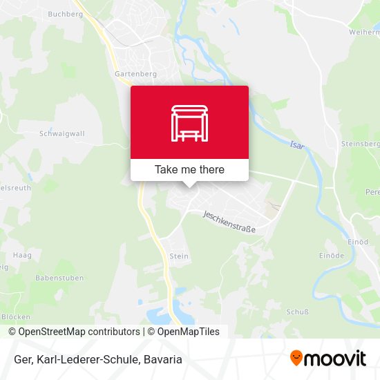 Ger, Karl-Lederer-Schule map
