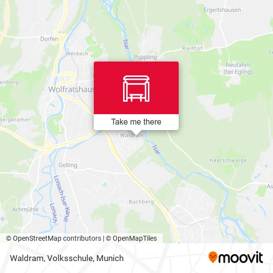 Карта Waldram, Volksschule